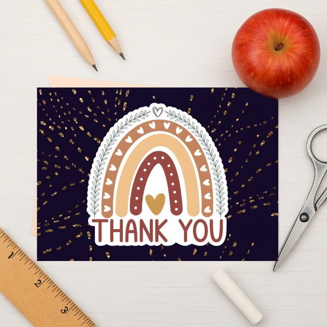 Personalised Happy Teachers Day Thank You Card. Card (Creator Uploaded)