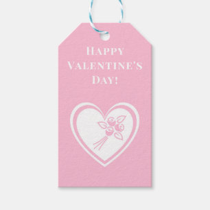 Personalised Happy Valentine's Day Gift Tags 