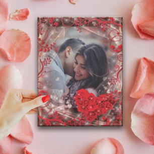 Personalised Happy Valentines's Day Photo  Holiday Card