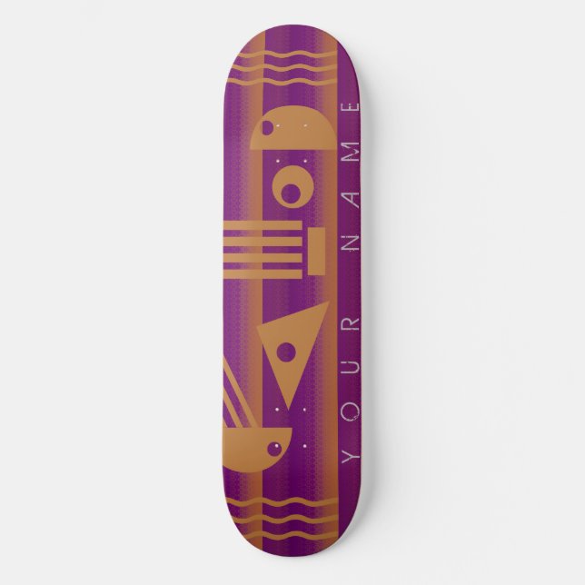 Personalised Hard-Rock Maple Skateboard (Front)