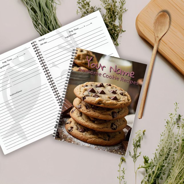 Personalised Hardcover Recipe Notebook (Personalized Hardcover Recipe Notebook)