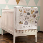 Personalised | HARRY POTTER™ Icons  Fleece Blanket<br><div class="desc">Wrap your little one in the magic of Harry Potter with this personalised baby blanket featuring iconic wizarding symbols. Perfect for young fans and parents who adore the wizarding world,  this cosy design brings a touch of charm and adventure to your baby’s essentials.</div>