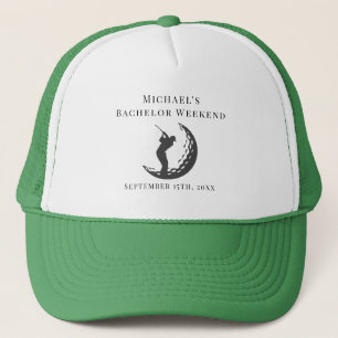 Personalised Hat   Bachelor Golf Weekend