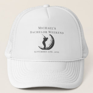 Personalised Hat   Bachelor Golf Weekend