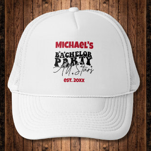 Personalised Hat   Bachelor Party All Stars