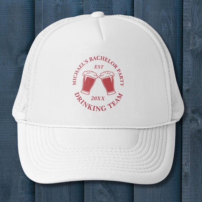 Personalised Hat | Drinking Team Bachelor Weekend (Creator Uploaded)
