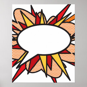 Personalised HAVE YOUR SAY Speech Bubble Poster