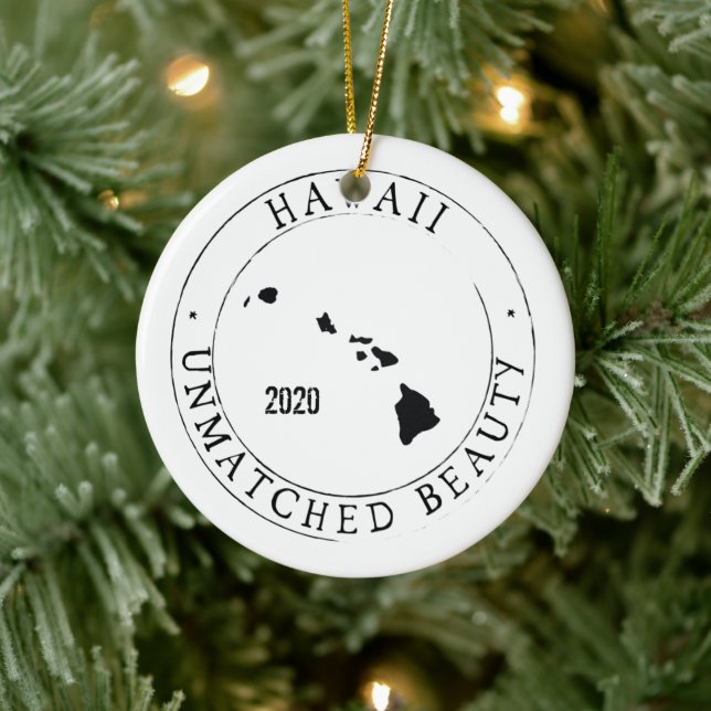 Personalised Hawaii Ornament (Tree)