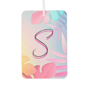 Personalised Hawaiian Theme Car Air Freshener