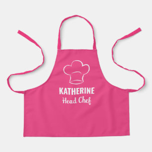 Personalised Head Chef Name Baking Cooking Custom Apron