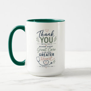 Personalised Healthcare Appreciation Thank You Mug