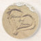 Personalised Heart in the Sand coasters