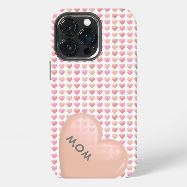 Personalised Heart iPhone Case (Back)