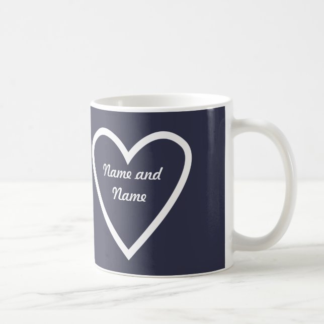 Personalised Heart Mug Gift (Right)