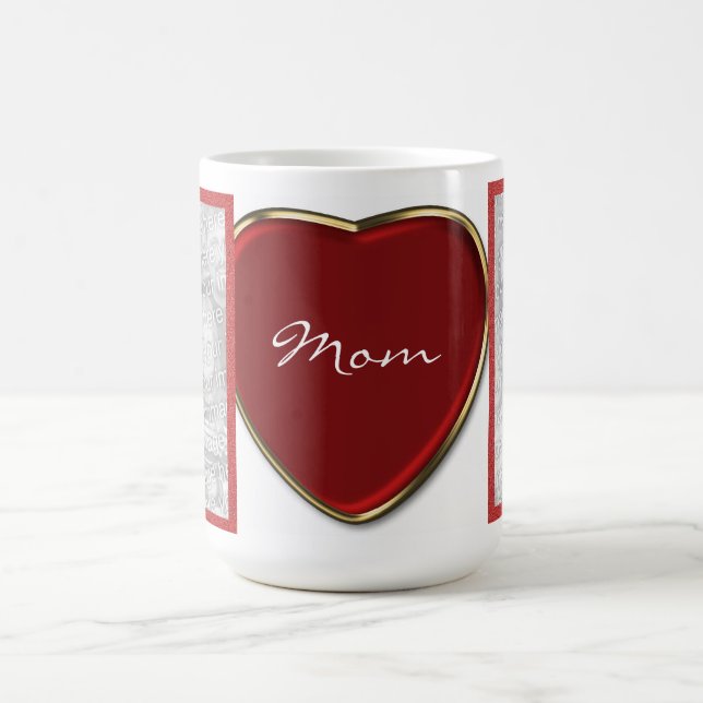 Personalised Heart Photo Mug Template (Center)