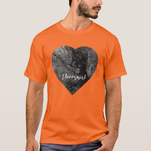 Personalised Heart picture cutout template Shirt