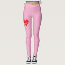 Personalised Heartbeat over Pink