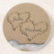 Personalised Hearts in the Sand coasters