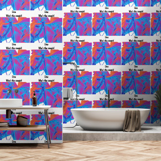 Personalised heat weave wallpaper