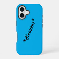 Personalised "Heavens" custom Tough iPhone 16 Case