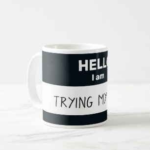 Personalised "Hello I Am" Mug