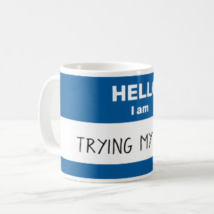 Personalised "Hello I Am" Mug