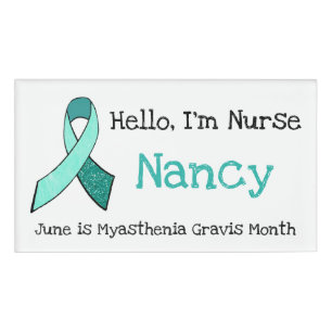 Personalised Hello, Im Nurse Name Tag