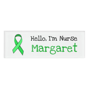 Personalised Hello, Im Nurse Name Tag