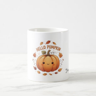 Personalised Hello Pumpkin Coffee Mug