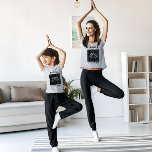 Personalised Henna Yoga Pattern T-Shirt