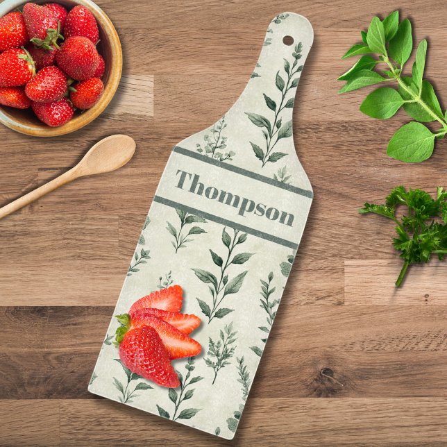 Personalised Herb Plant Pattern Cutting Board (Creator Uploaded)