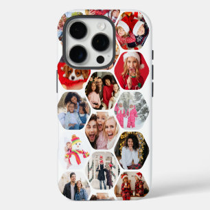 Personalised Hexagon Multi Photo Collage iPhone 16 Pro Case