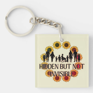 personalised Hidden disabilities keyring