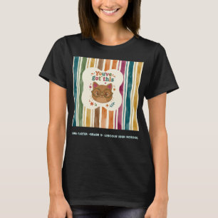 Personalised High School Cat T-Shirt 