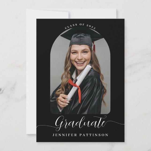 Personalised High School Graduation Announcement (Front)