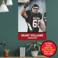 Personalised High School or College Football