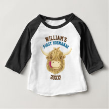 Personalised Highland Cow First Hogmanay
