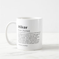 Personalised Hiker Definition Mug | Custom Name Ad