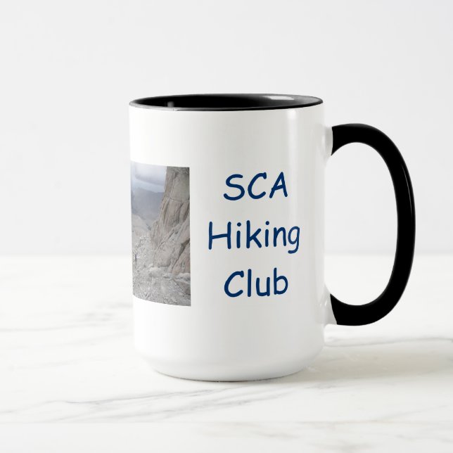 Personalised Hiking Club, Mount Whitney Hiker Mug (Right)