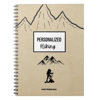 Personalised Hiking Notebook