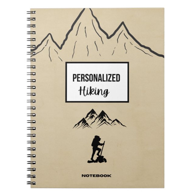 Personalised Hiking Notebook (Front)