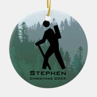 Personalised Hiking Ornament