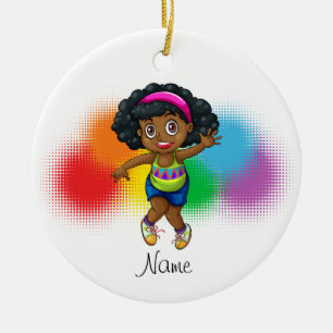 Personalised Hip Hop Dance Christmas Ornaments