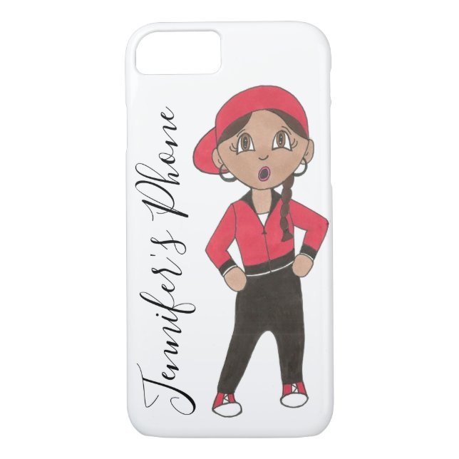 Personalised Hip Hop Dance Girl Teacher Hiphop Case-Mate iPhone Case (Back)