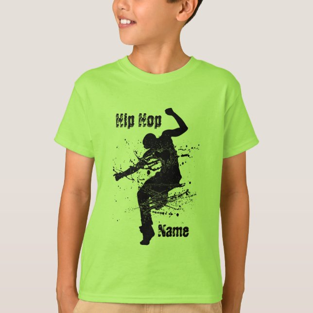 Personalised Hip Hop Dancer T-Shirt (Front)