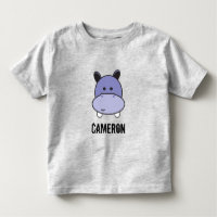 Personalised Hippo Illustration