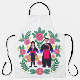 Personalised Hmong leeg couple Apron