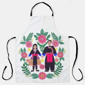Personalised Hmong leeg couple Apron