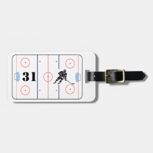 Personalised Hockey Bag Tag