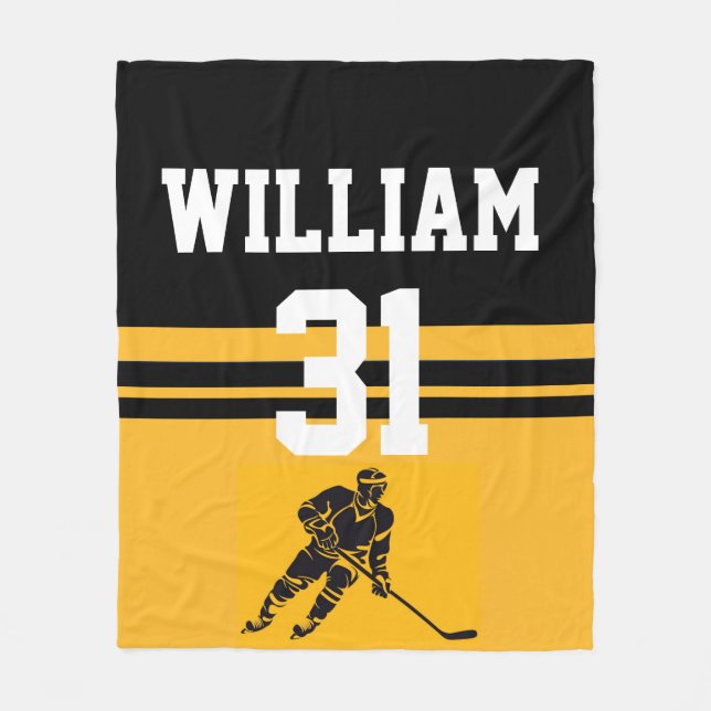 Personalised Hockey Blanket (Front)